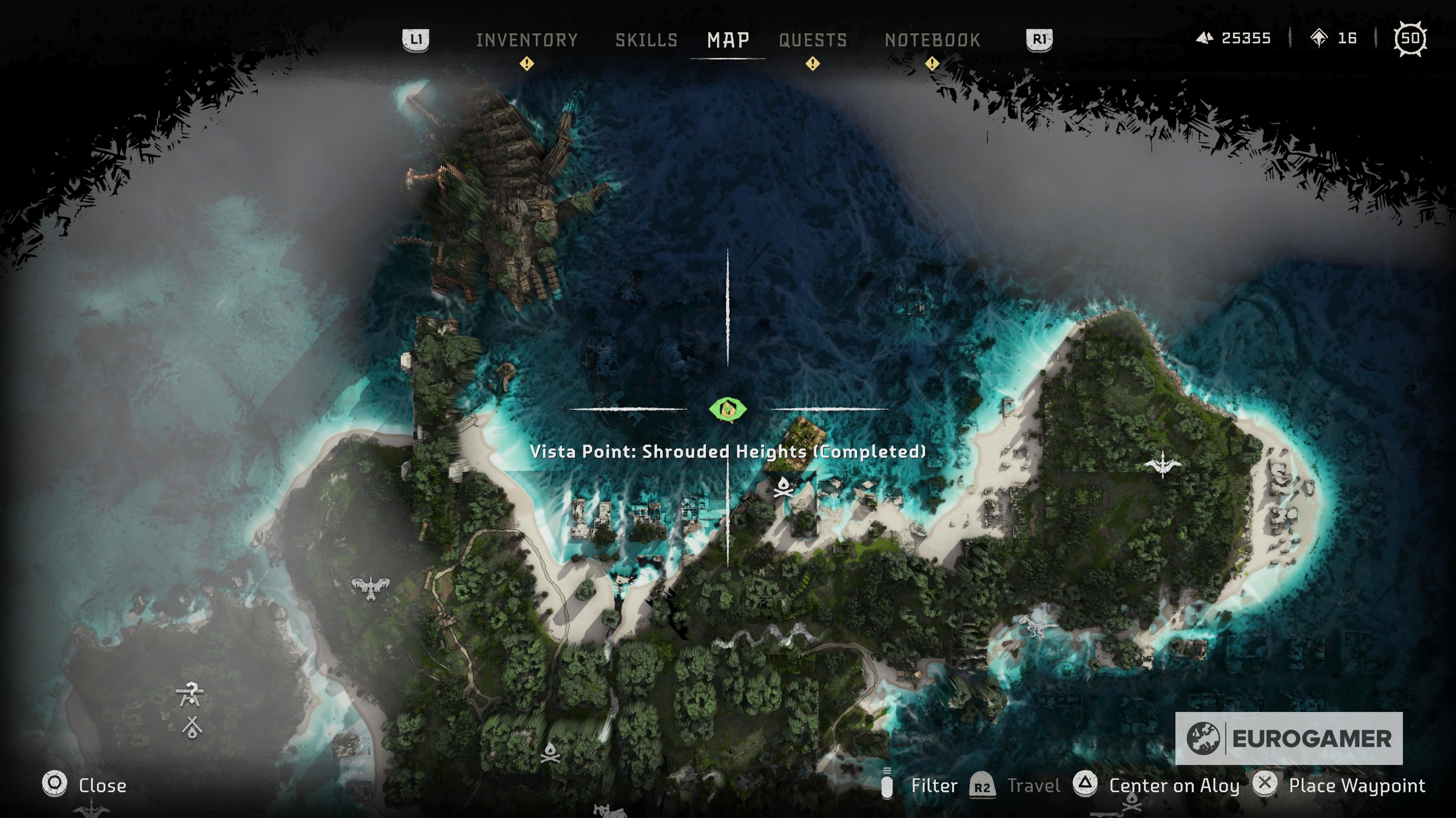 Horizon Forbidden West Vista Point locations Where to find every Vista